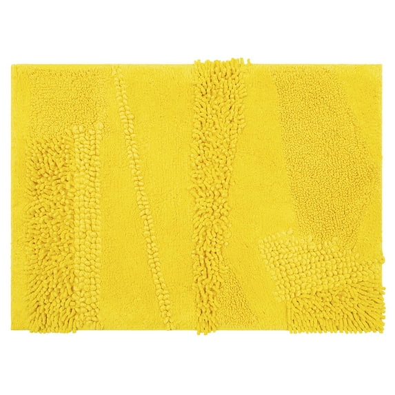 Mohawk Home Composition Cotton Bath Mat, Fiesta Sunshine, 2' 3" x 3' 9"