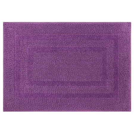 Mohawk Home Cotton Reversible Bath Mat, Fiesta Magenta, 27" x 45"