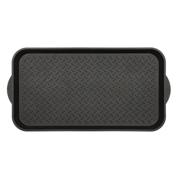 Mohawk Home Diamond Boot Tray, Black, 1' 3" x 2' 5"