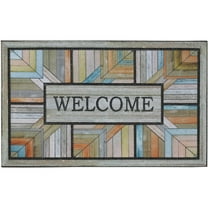 Mohawk Home Doorscapes Mat Colorful Roots Mat Scatter, 1'6"x2'6", Brown