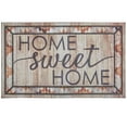 thumbnail image 1 of Mohawk Home Doorscapes Mat Rustic Sweet Home Mat Scatter, 1'6"x2'6", Tan & Cream, 1 of 3