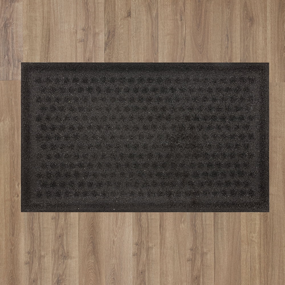 Mohawk Home Dots Impressions Doormat, Charcoal, 1' 6" x 2' 6"