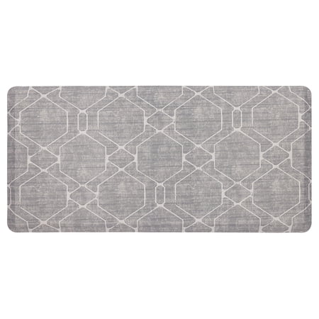 Mohawk Home Dri-Pro Cushion Kitchen Mat, Diamond Fret, Multi, 1' 6" X 2' 6"