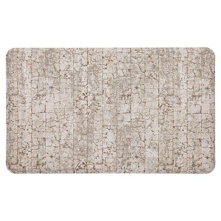 Mohawk Home Dri-Pro Cushion Kitchen Mat, Salten, Tan, 1' 6" X 2' 6"