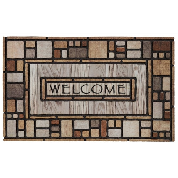 Mohawk Home Drifted Nature Welcome Doormat, 1'6" x 2'6"