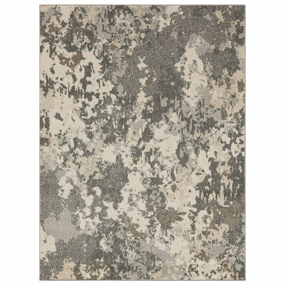 Mohawk Home Dymond Indoor Abstract Area Rug, Grey, 3'3" x 5'