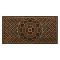 thumbnail image 1 of Mohawk Home Entry Recycled Rubber Non-Slip Indoor Outdoor Stoney Medallion Bark Oversize Doormat, 2' X 4', 1 of 8