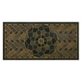 thumbnail image 1 of Mohawk Home Entry Recycled Rubber Non-Slip Indoor Outdoor Stoney Medallion Slate Oversize Doormat, 2' X 4', 1 of 8