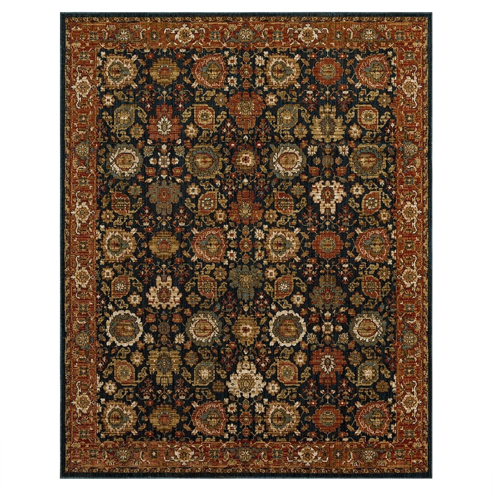 Mohawk Home Famalt Woven Indoor Area Rug, Sapphire, 4' x 6'