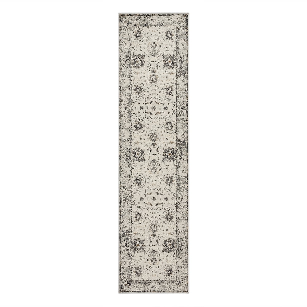 Mohawk Home Demeter Indoor Woven Runner Rug, Light Grey, 2' x 8'