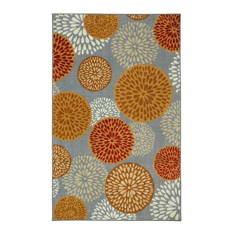 Mohawk Home Aurora 5 x 8 Teal Indoor Geometric Kids Area Rug Mohawk Home Aurora 5 x 8 Teal Indoor Geometric Kids Area Rug