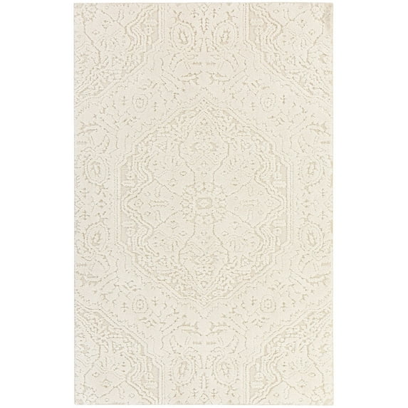 Mohawk Home Francesca Farmhouse Area Rug, Cream, 5'x8'