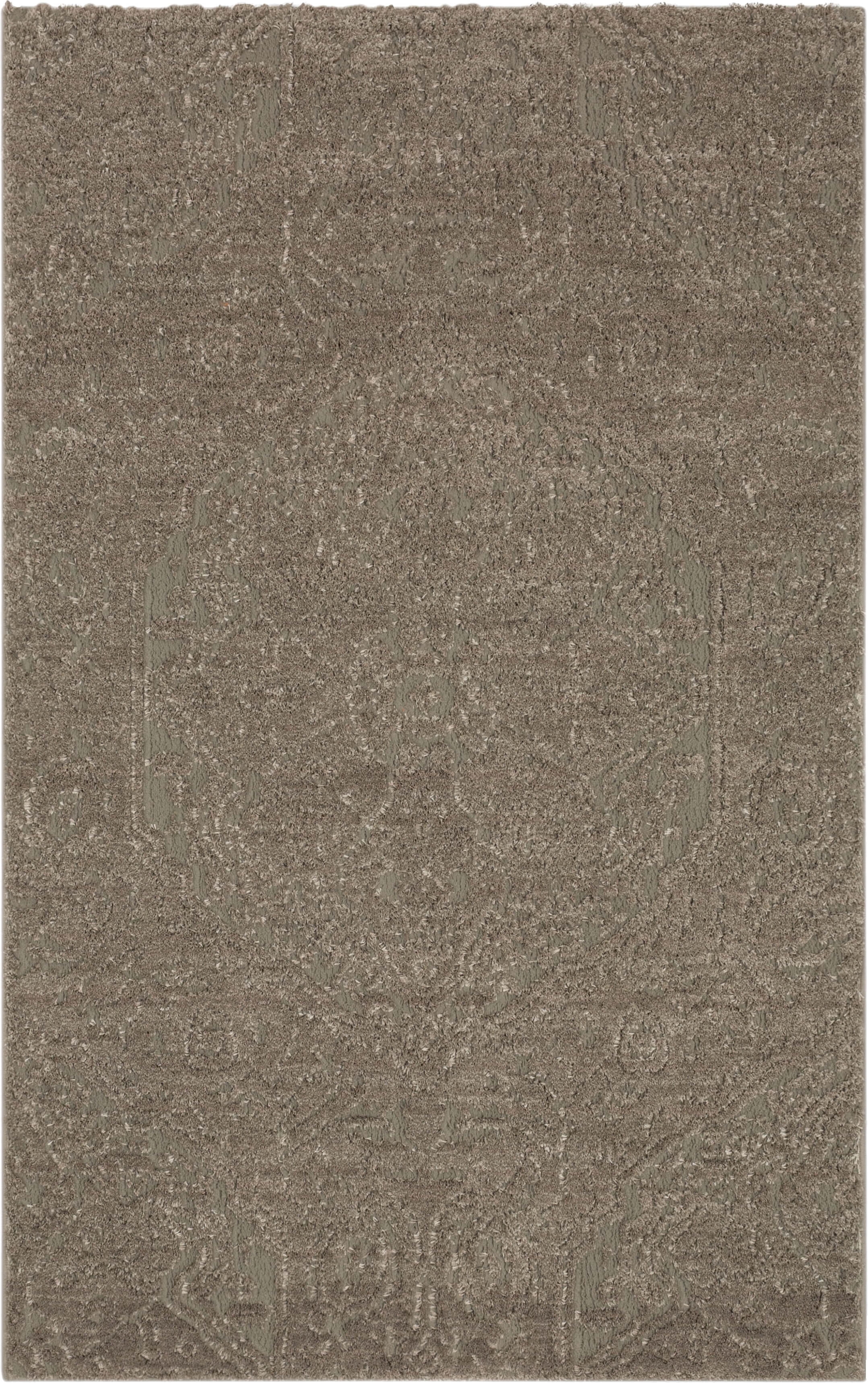 Mohawk Home Francesca Farmhouse Area Rug, Gray, 8' x10'