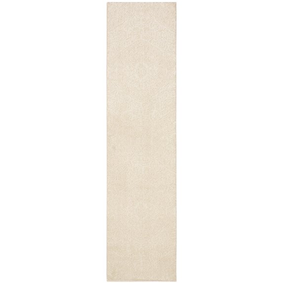Mohawk Home Francesca Farmhouse Runner Rug, Cream, 2' x 8'