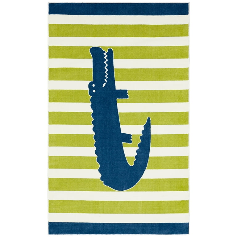 Mohawk Home Aurora 5 x 8 Lime Indoor Geometric Kids Area Rug Mohawk Home Aurora 5 x 8 Lime Indoor Geometric Kids Area Rug