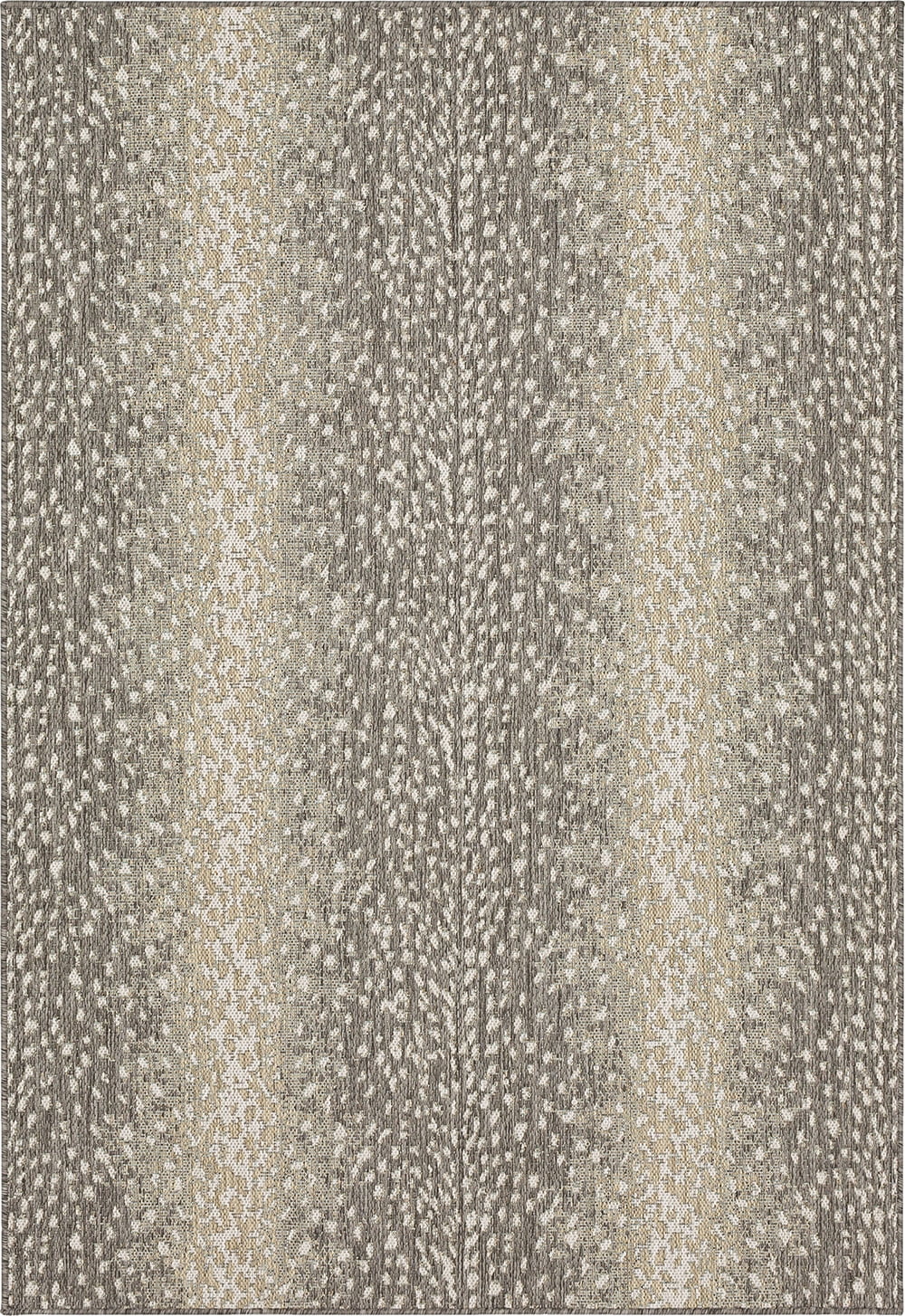 Mohawk Home Gazelle Skin Outdoor Area Rug, Light Grey, 10' x 13'