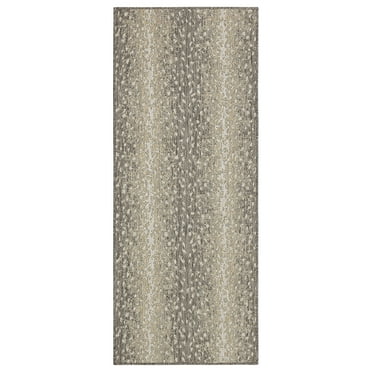 Mohawk Home Gazelle Skin Outdoor Area Rug, Light Grey, 2' 6" x 6'