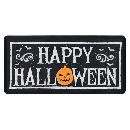 Mohawk Home Halloween Chalk Dri-Pro Kitchen Mat, Multi, 1' 6" x 2' 6"