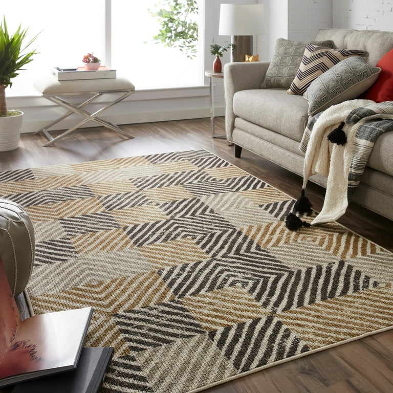 Home Dynamix Tribeca Dark Brown/Beige 8 ft. x 11 ft. Animal