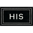 thumbnail image 1 of Mohawk Home His Knitted Plush Pile Washable Polyester Non-Slip Bath Mat, Ebony, 2' x 3'4", 1 of 6