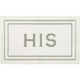 thumbnail image 1 of Mohawk Home His Knitted Plush Pile Washable Polyester Non-Slip Bath Mat, Gray, 1'8" x 2'10", 1 of 7