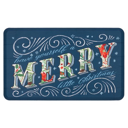 Mohawk Home Holiday Joy Merry Dri-Pro Cushion Mat, Multi, 1' 6" x 2' 6"
