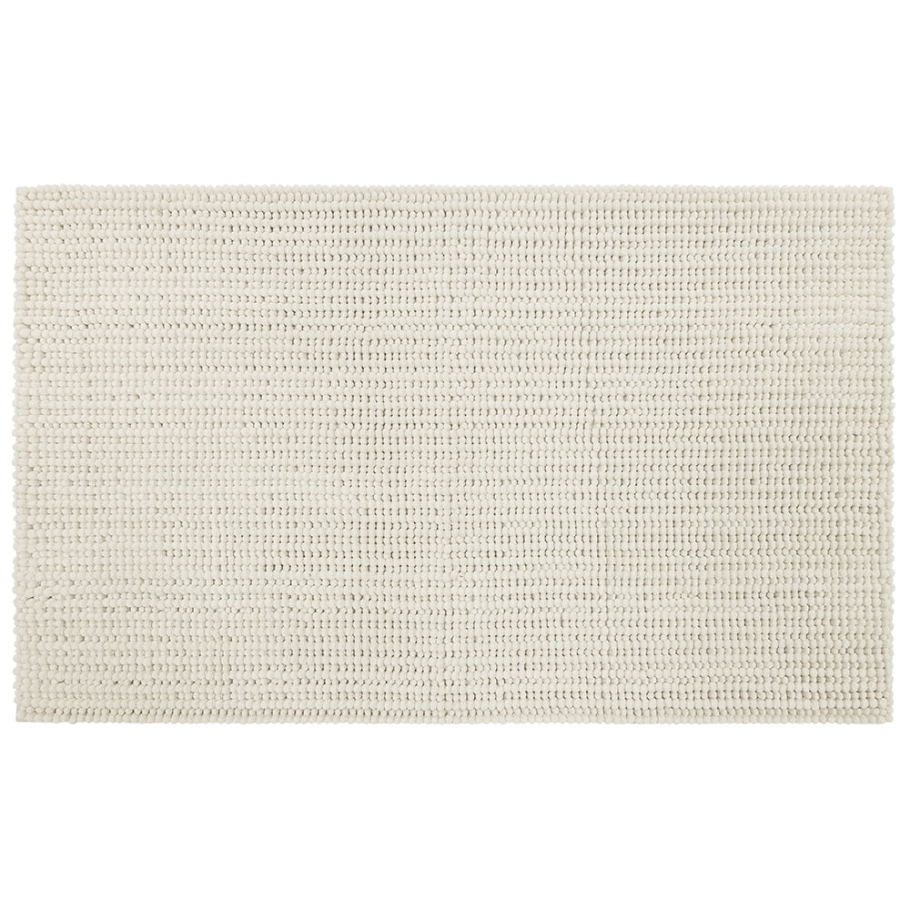 Parchment Noodle Chenille Memory Foam Bath Rug 2'3" x 3'9"