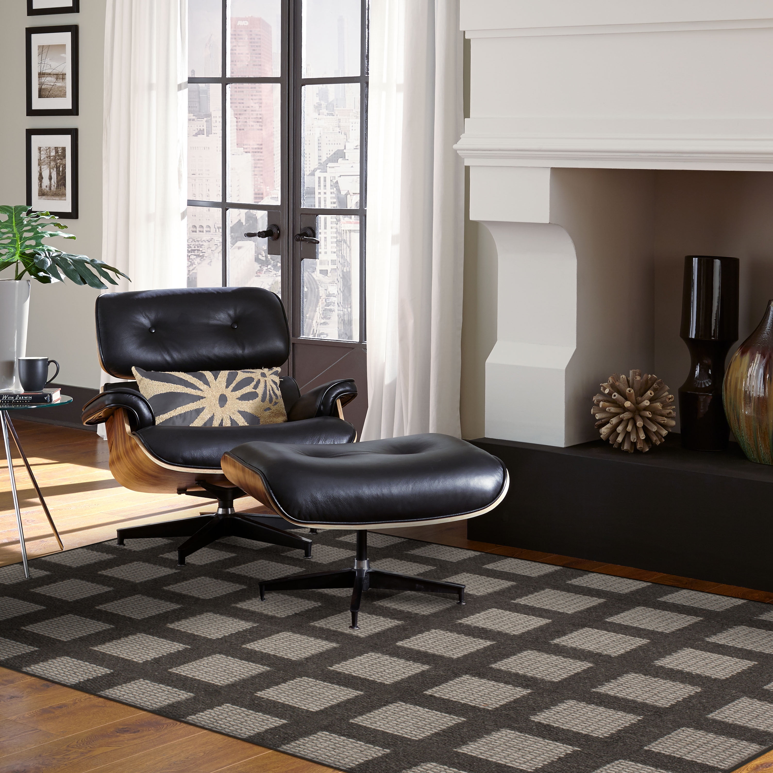 Mohawk Home Homestead Scotchgard Gingham Area Rug (5' x 7')