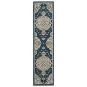Mohawk Home Huffman Indoor Ornamental Area Rug, Blue, 111" x 3