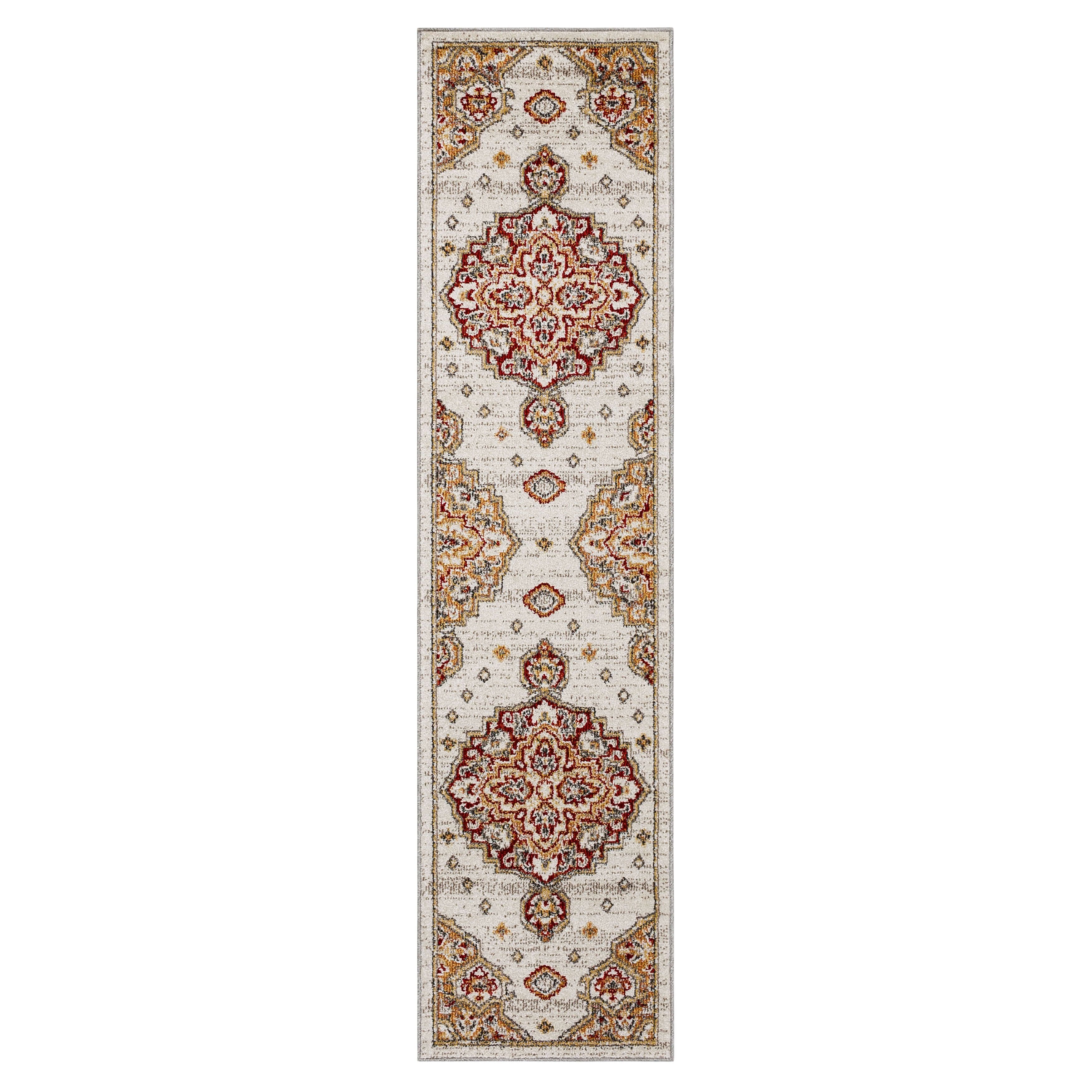 Mohawk Home Huffman Indoor Ornamental Area Rug, Gold, 1' 11" x 10'
