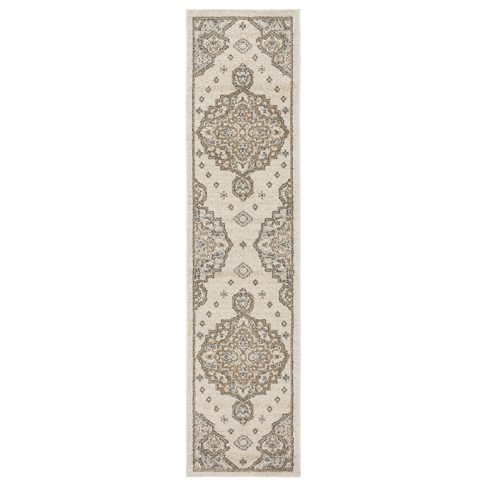 Mohawk Home Huffman Indoor Ornamental Area Rug, Grey, 1'11" x 3'