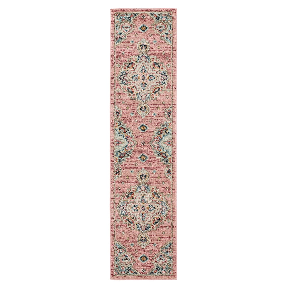 Mohawk Home Huffman Indoor Ornamental Area Rug, Pink, 1'11" x 3'