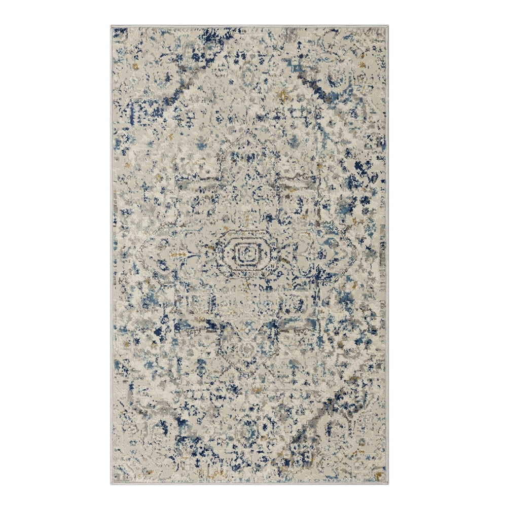 Mohawk Home Icarus Indoor Woven Area Rug, Blue, 3'11" x 6'