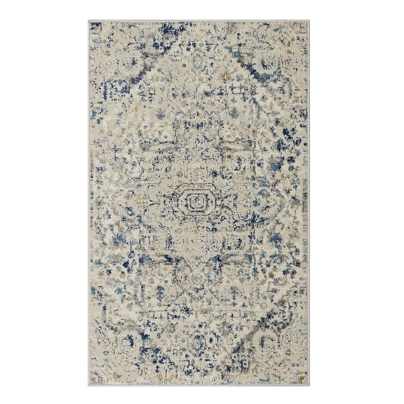 Mohawk Home Icarus Indoor Woven Runner Rug, Blue, 2 'x 2'11"