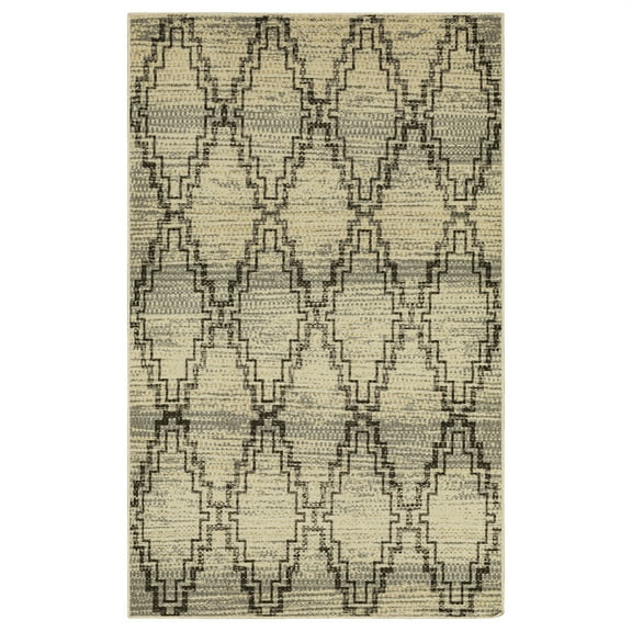 Mohawk Home Incline Diamonds Grey Area Rug, 7' 6" x 10'