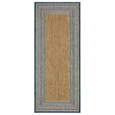 Mohawk Home Islamorada Stripe Outdoor Area Rug, Blue, 2' 6" x 6'