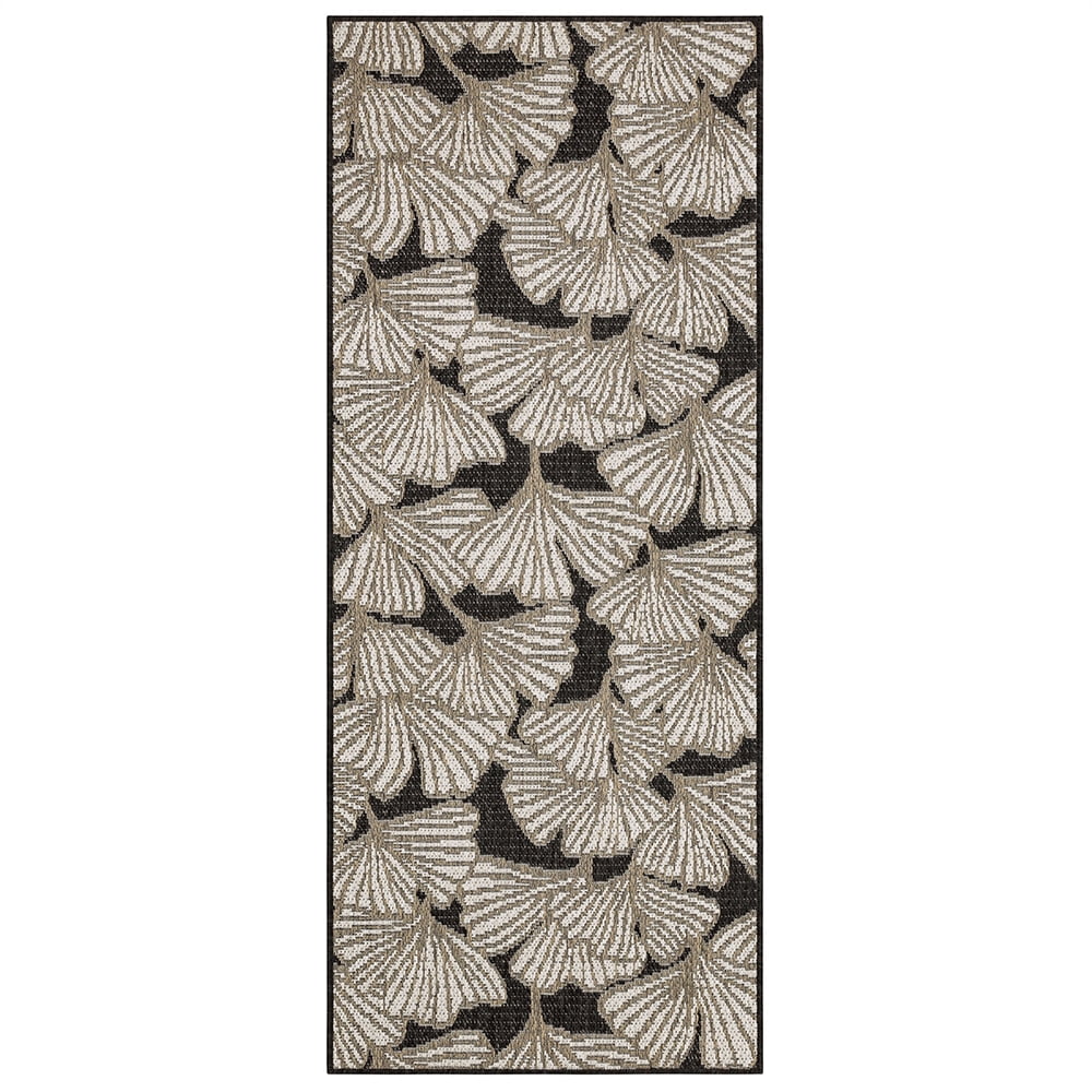 Mohawk Home Jade Butterfly Outdoor Area Rug, Dark Grey, 2' 6" x 6'