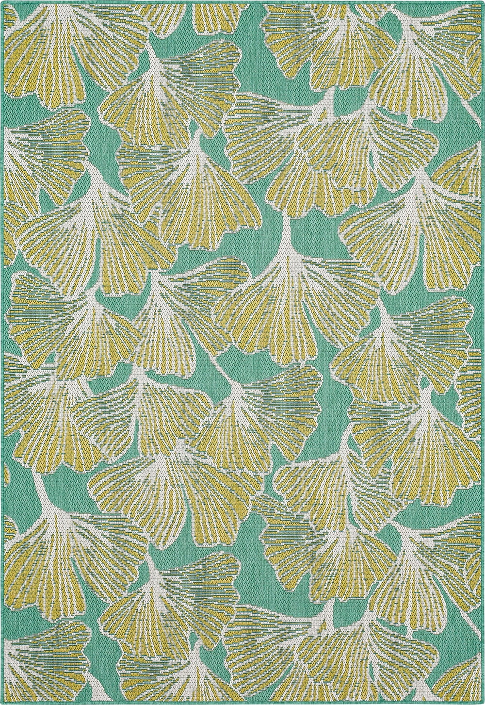 Mohawk Home Jade Butterfly Outdoor Area Rug, Lime Green, 10' x 13'