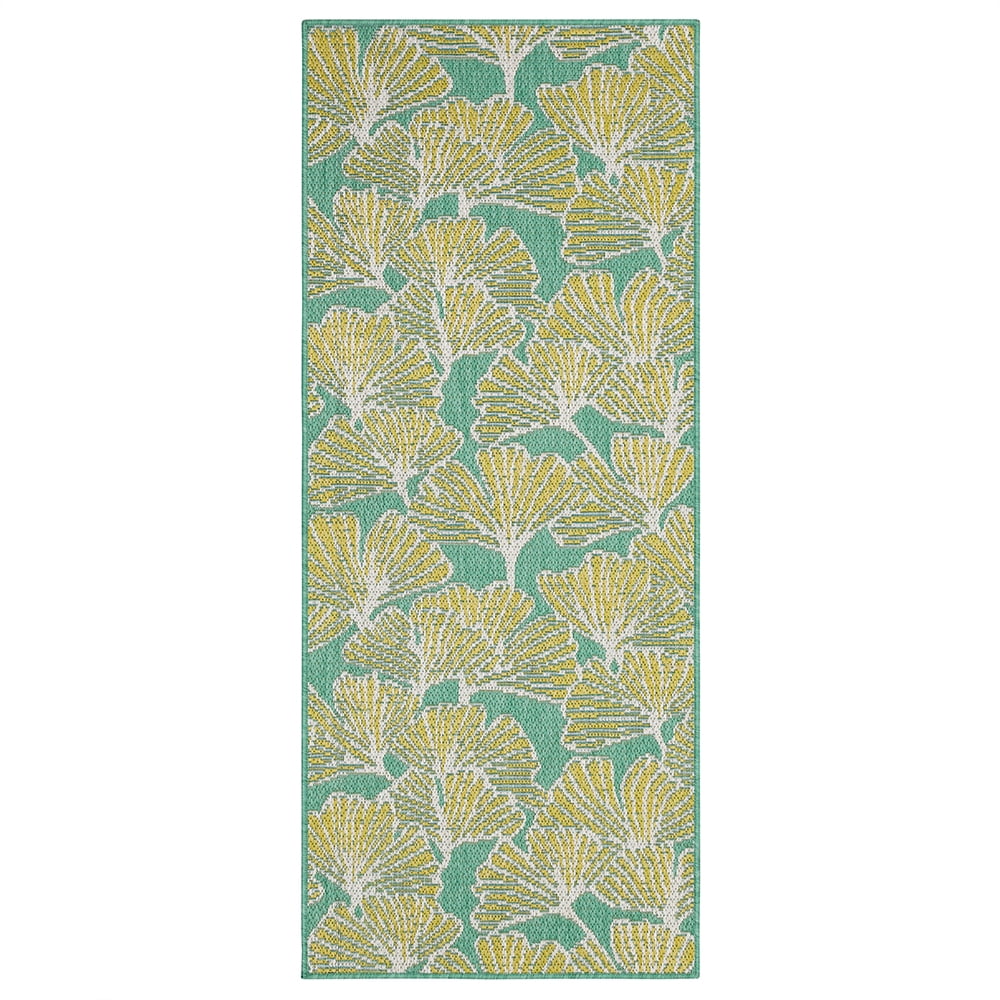 Mohawk Home Jade Butterfly Outdoor Area Rug, Lime Green, 2' 6" x 6'