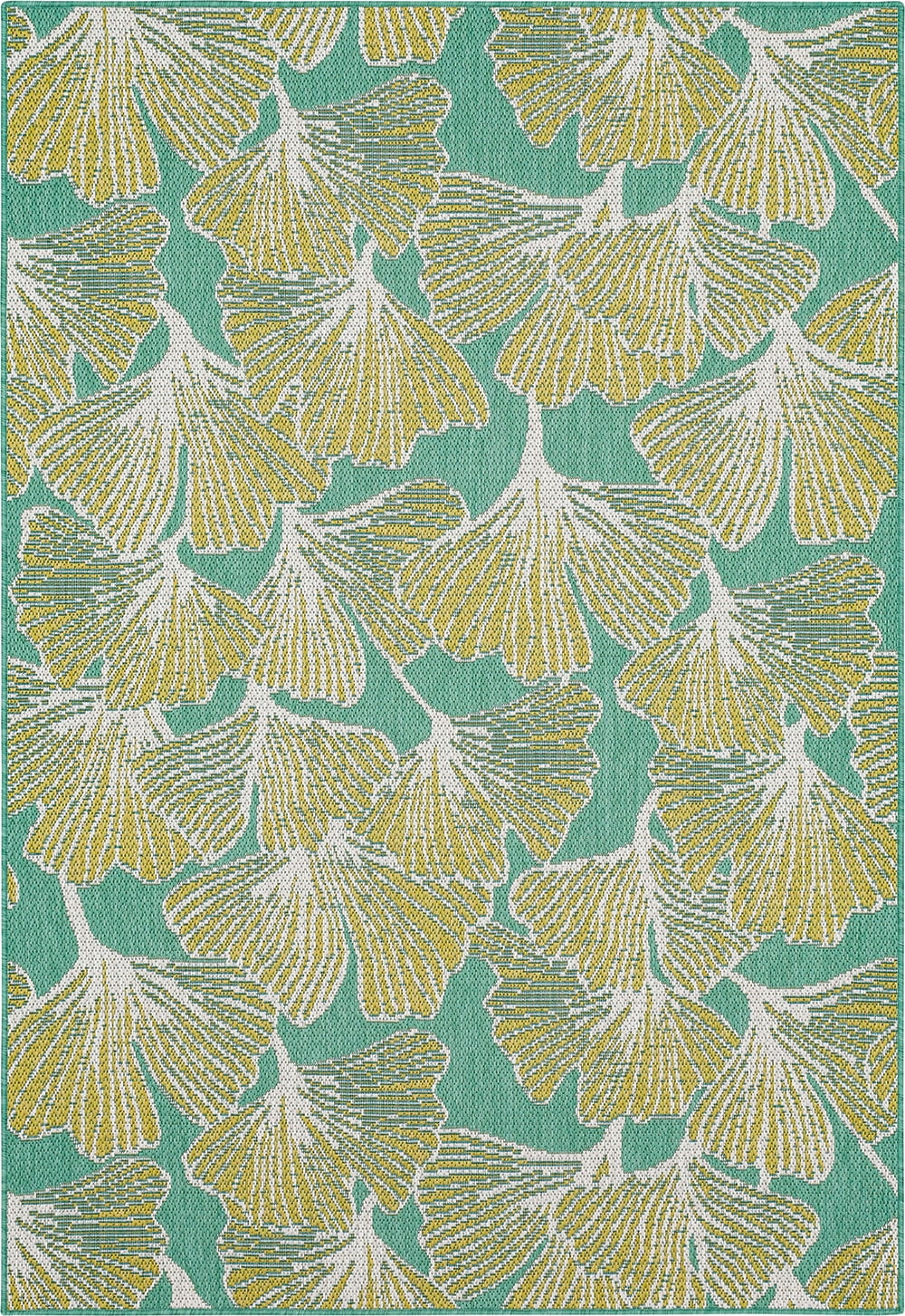 Mohawk Home Jade Butterfly Outdoor Area Rug, Lime Green, 5' 3" x 7' 6"
