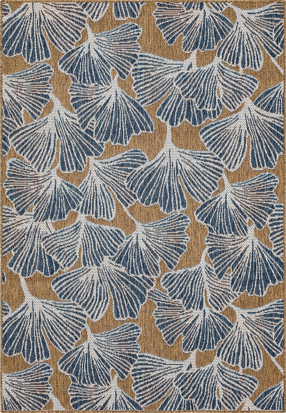 Mohawk Home Jade Butterfly Outdoor Area Rug, Navy, 10' x 13'