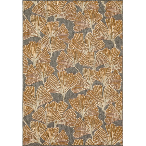Mohawk Home Jade Butterfly Outdoor Area Rug, Rust, 10' x 13'