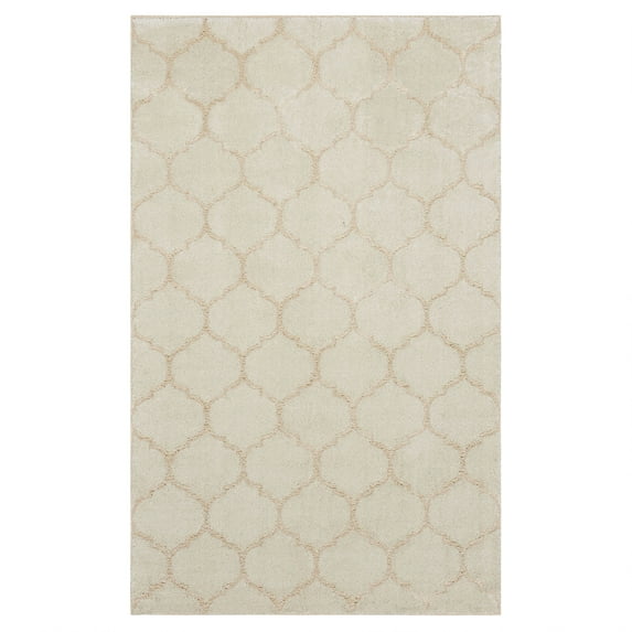 Mohawk Home Kalispell Indoor Polyester Area Rug, Cream, 5' x 8'