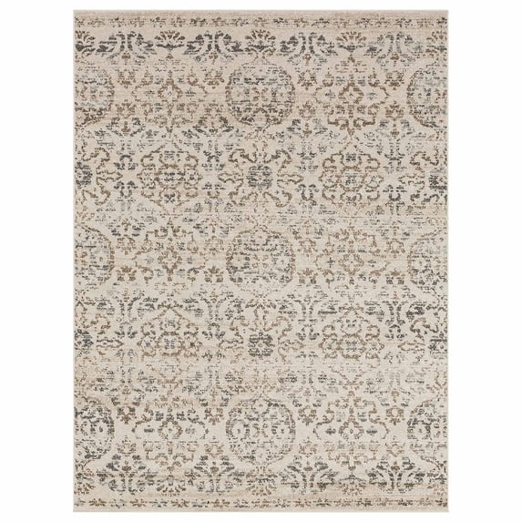 Mohawk Home Keane Indoor Ornamental Area Rug, Grey, 5'3" x 8'