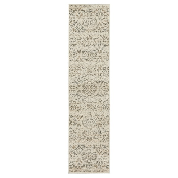 Mohawk Home Keane Indoor Ornamental Runner Rug, Grey, 1'11" x 10'