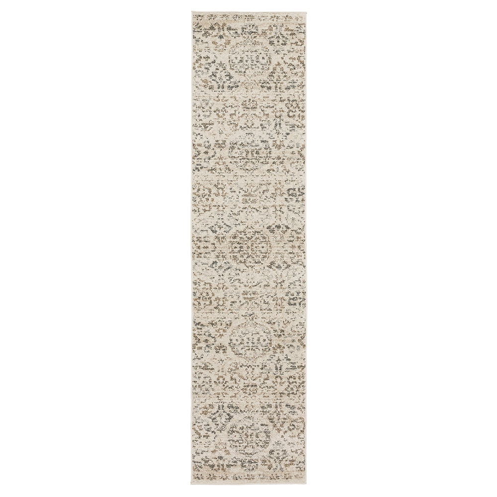 Mohawk Home Keane Indoor Ornamental Runner Rug, Grey, 1'11" x 8'