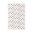 thumbnail image 1 of Mohawk Home Kids Collection Polka Dots Low Pile Stain/Fade Resistant Printed Washable Area Rug, Multicolor, 4' x 6', 1 of 8
