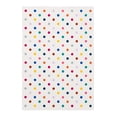 thumbnail image 1 of Mohawk Home Kids Collection Polka Dots Low Pile Stain/Fade Resistant Printed Washable Area Rug, Multicolor, 5' x 7', 1 of 8