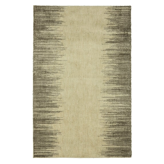 Mohawk Home Laguna Linear Morph Grey Woven Area Rug, 5'x8', Cream & Grey