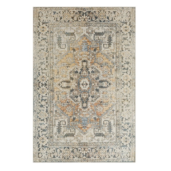 Mohawk Home Lexington Washable Low Pile Stain and Fade Resistant Indoor Area Rug, Anthracite, 7' 10" X 10'